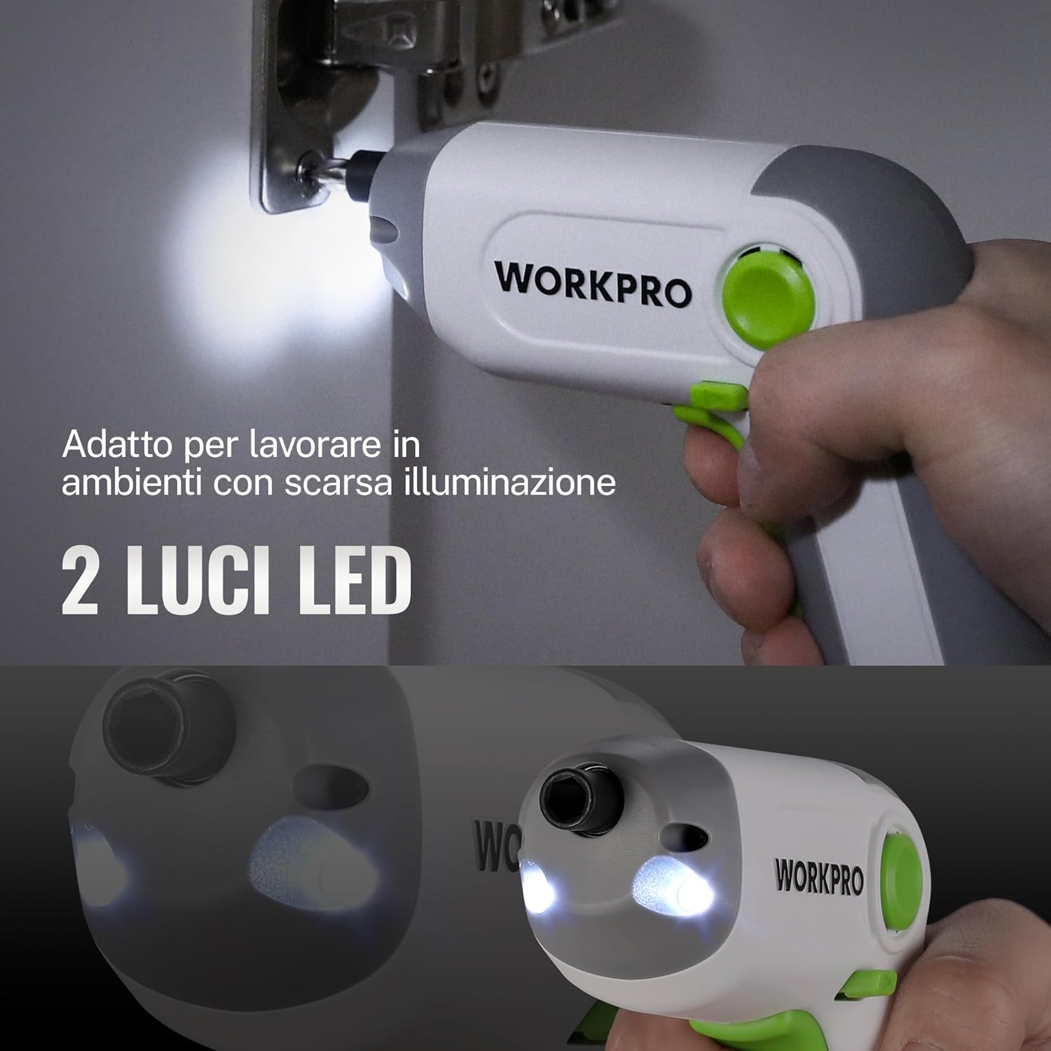 Detalle 1 de WORKPRO Avvitatore a batteria 3,6 V