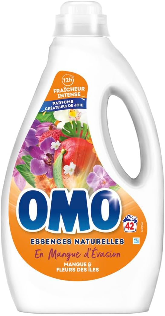 Thumbnail 1 de OMO Lessive liquide En Mangue d'Évasion – 210 lavages (lot 5×42)