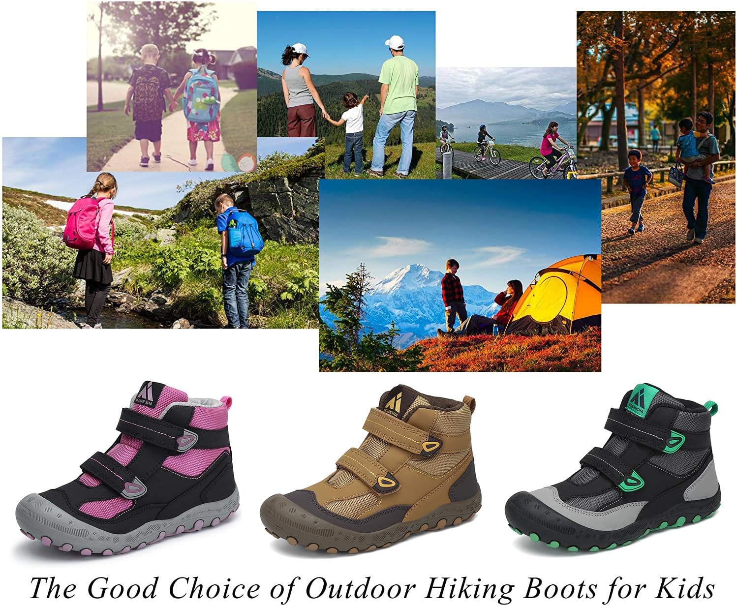 Thumbnail 6 de Mishansha Kids Hiking Boots: Durable, Easy-On, Anti-Collision Kids’ Outdoor Boots