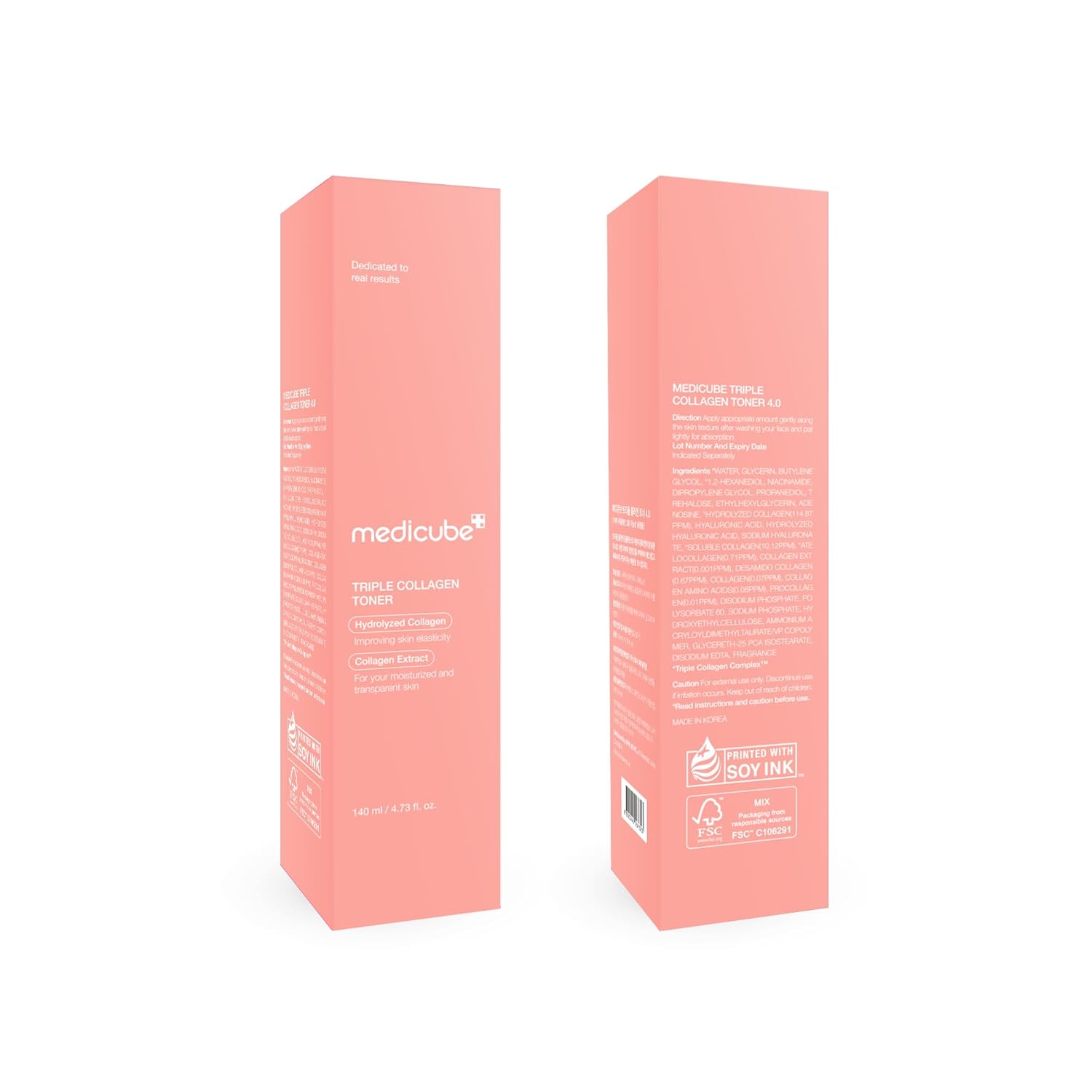 Thumbnail 6 de medicube Triple Collagen Toner – Hydrolyzed, Atelo- und lösliches Kollagen für tiefe Hydration (140 ml)