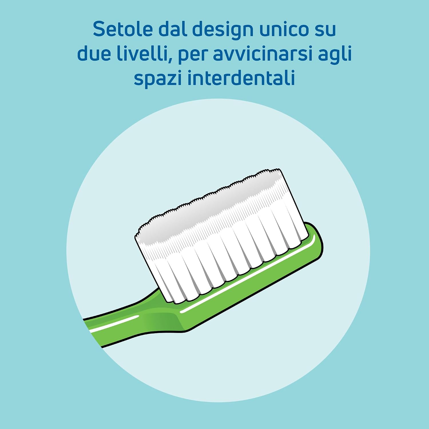 Detalle de Spazzolino TePe Supreme Soft 3pz: pulizia delicata ma efficace con setole su due livelli