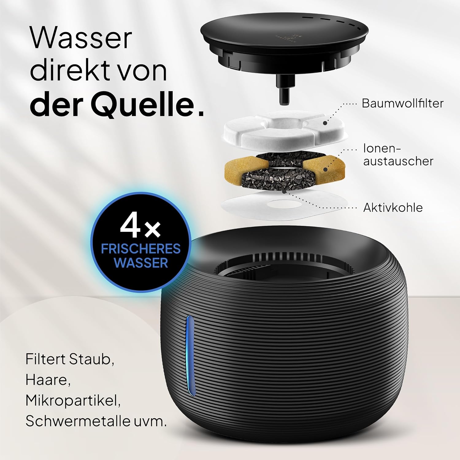 Thumbnail 2 de Pretty Paw Katzen Oase Trinkbrunnen 2,5 L