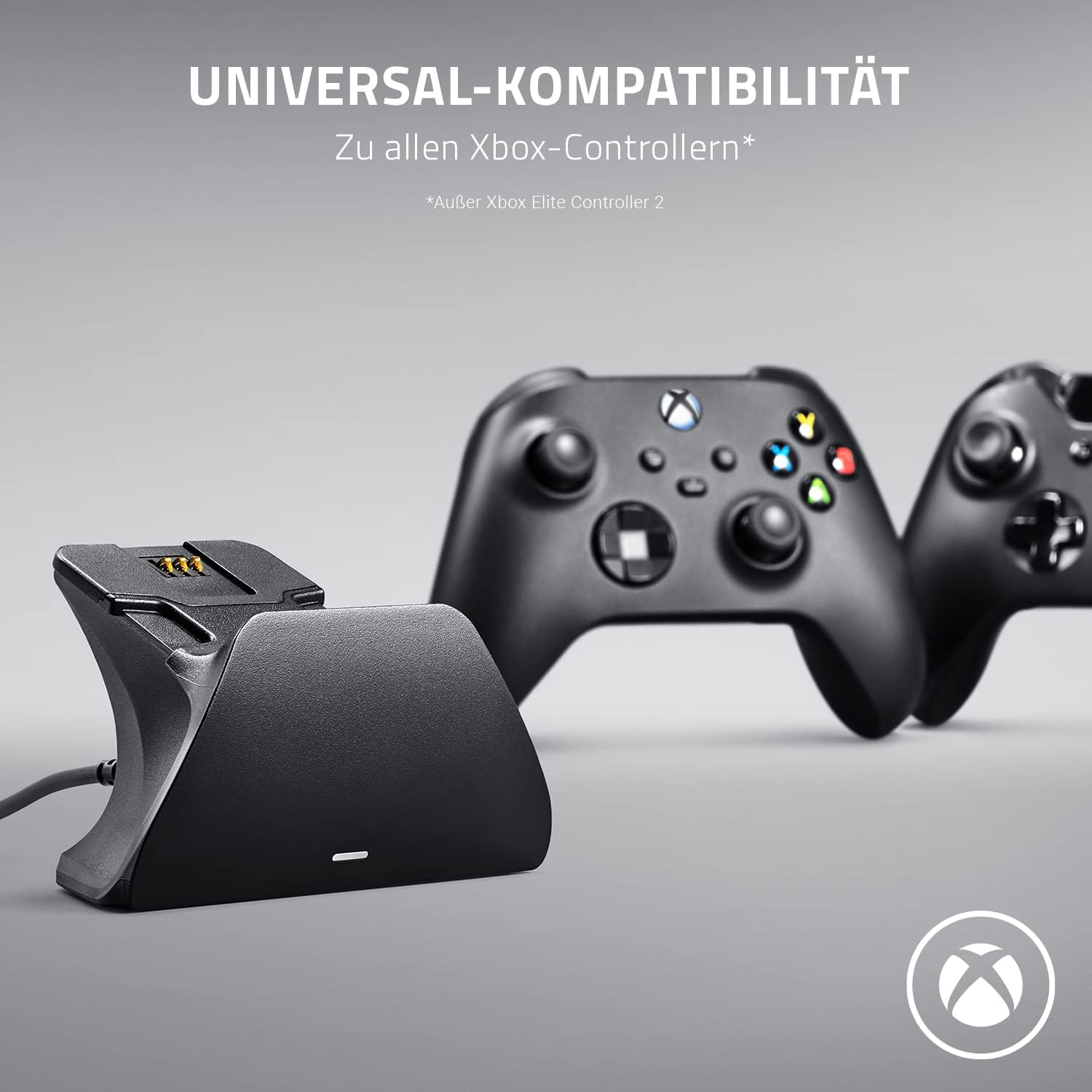 Detalle de Razer Universelle Schnellladestation – Schnellladegerät für Xbox-Controller (Pulse Red)