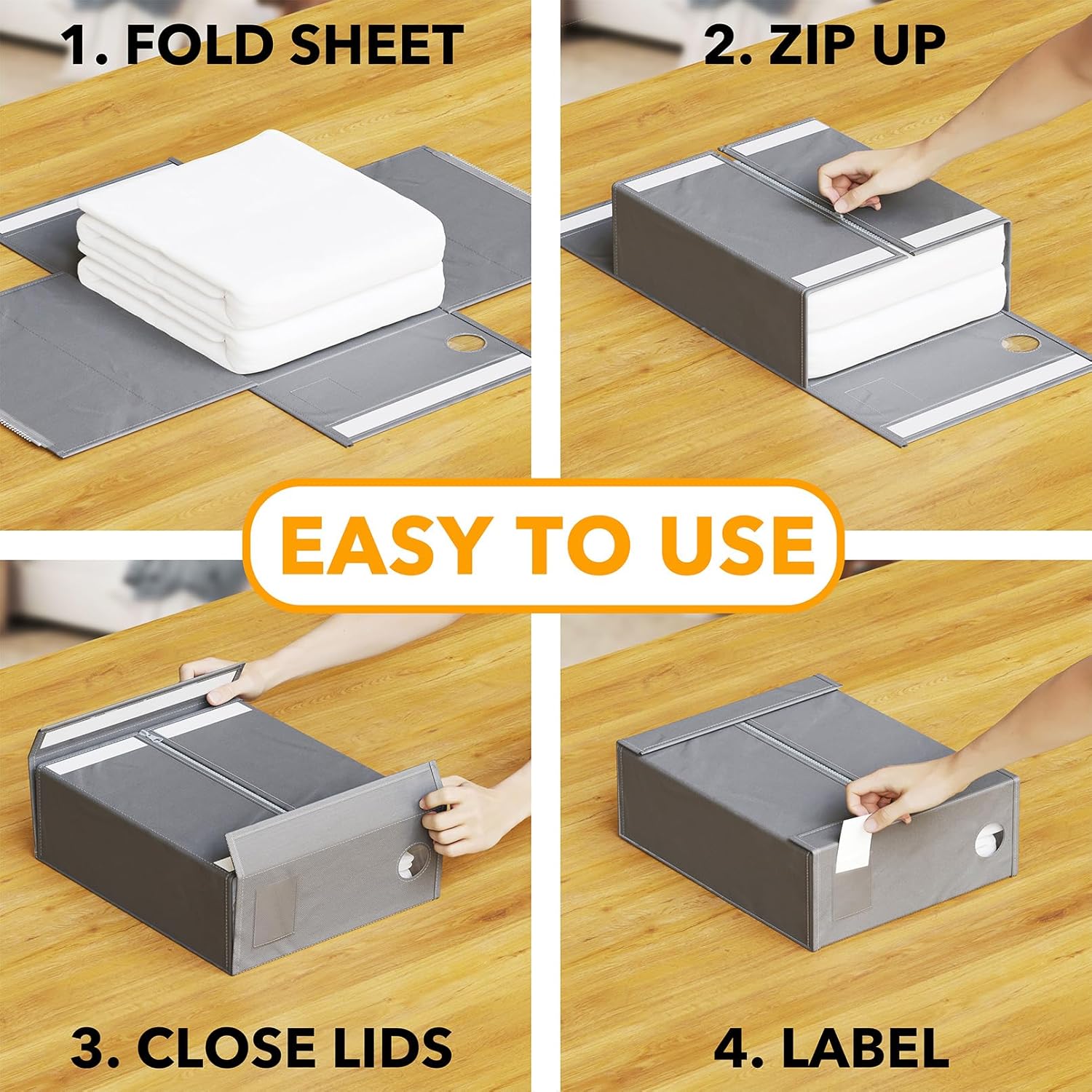 Detalle de SpaceAid Bed Sheet Organizers 12.8 in