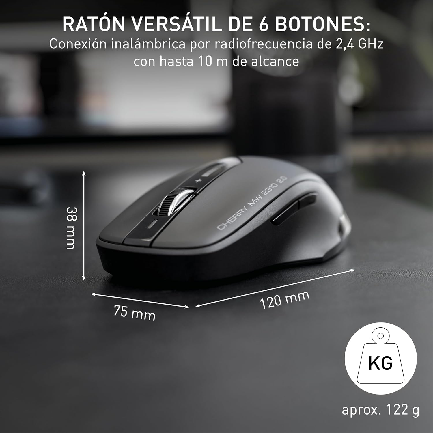 Thumbnail 2 de CHERRY MW 2310 2.0 🖱️ Ratón Inalámbrico con 6 Botones