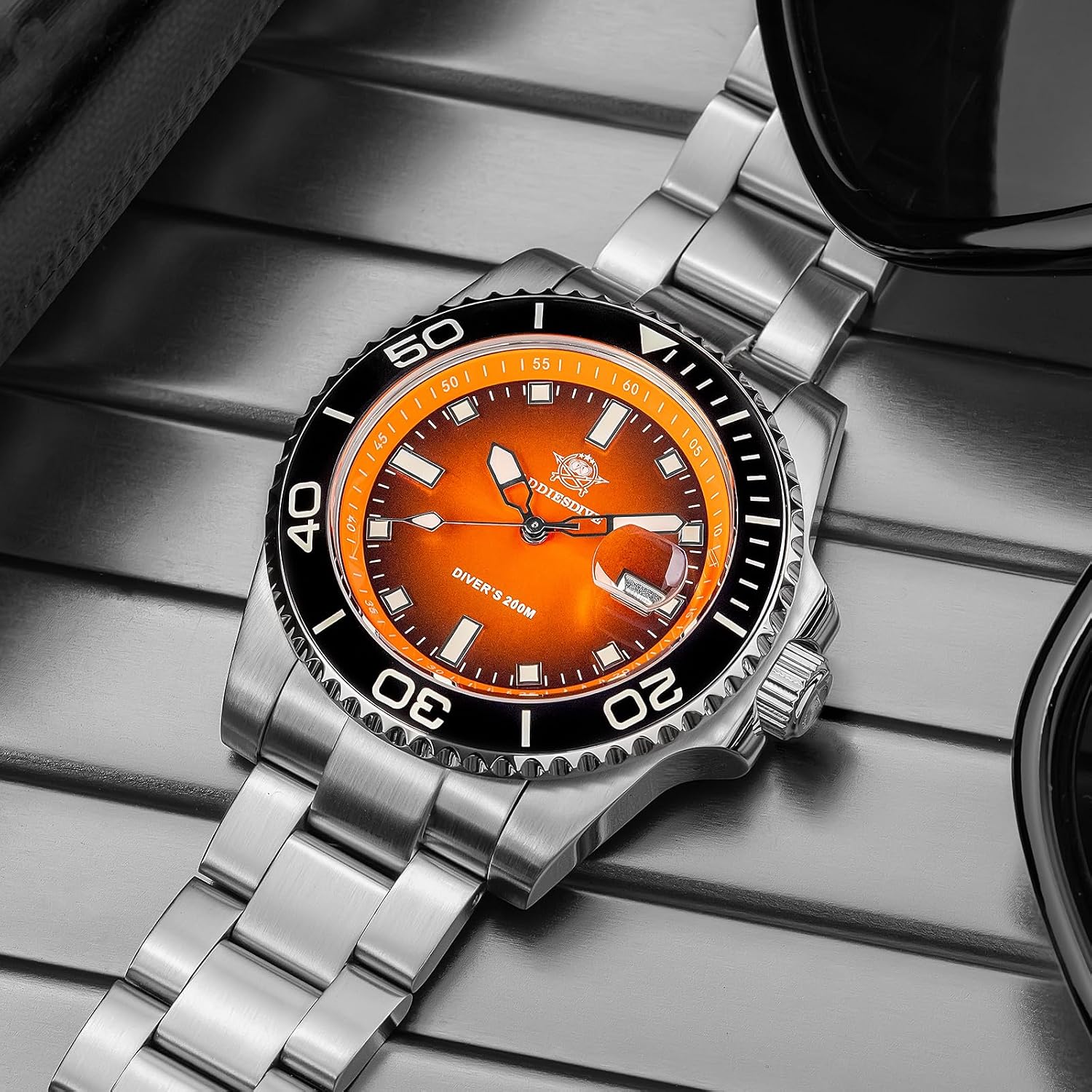 Detalle 2 de ADDIESDIVE Orologio Diver 200M Quarzo