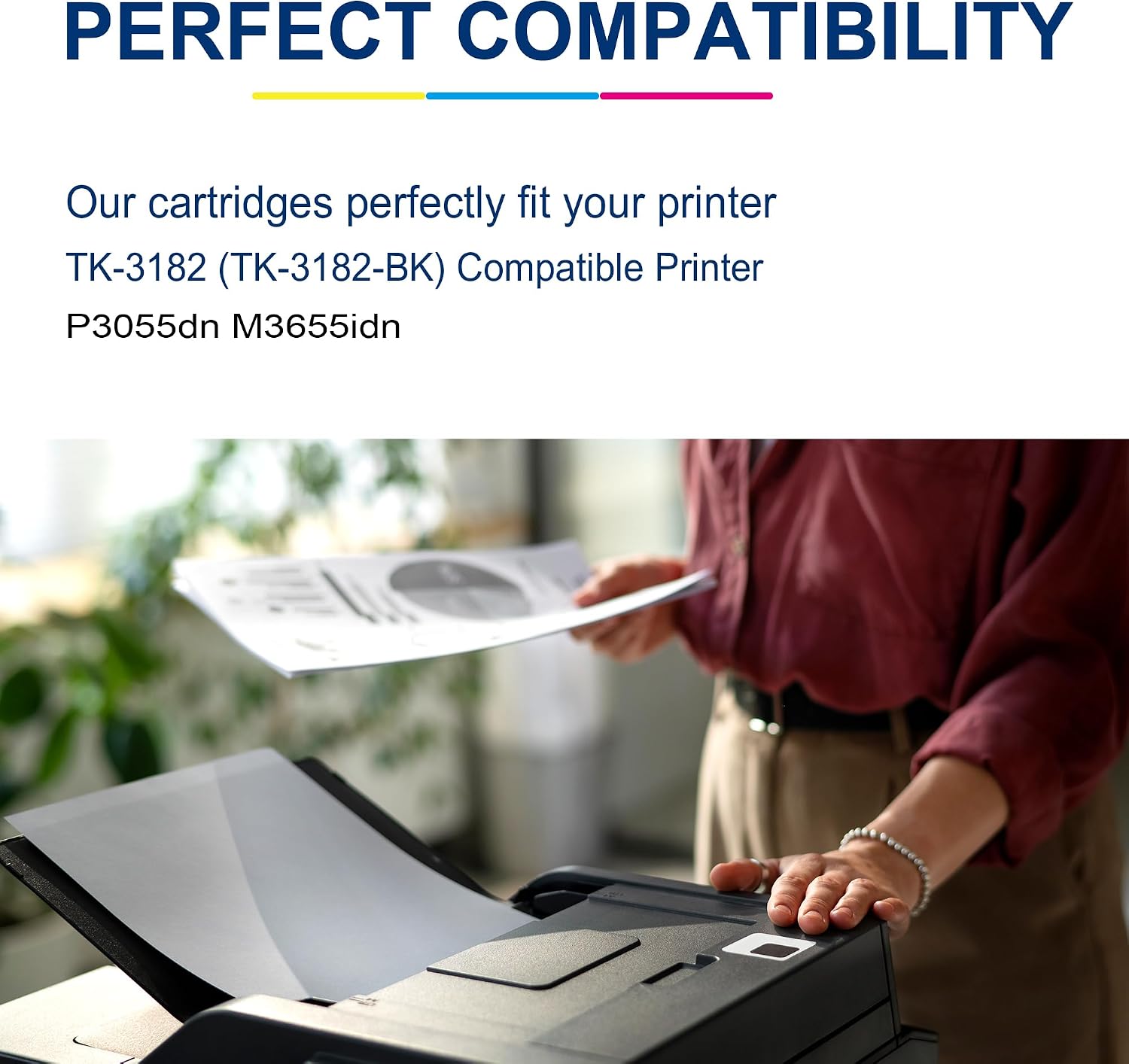 Thumbnail 1 de TK-3182 Black Toner Cartridge, 21,000-page yield