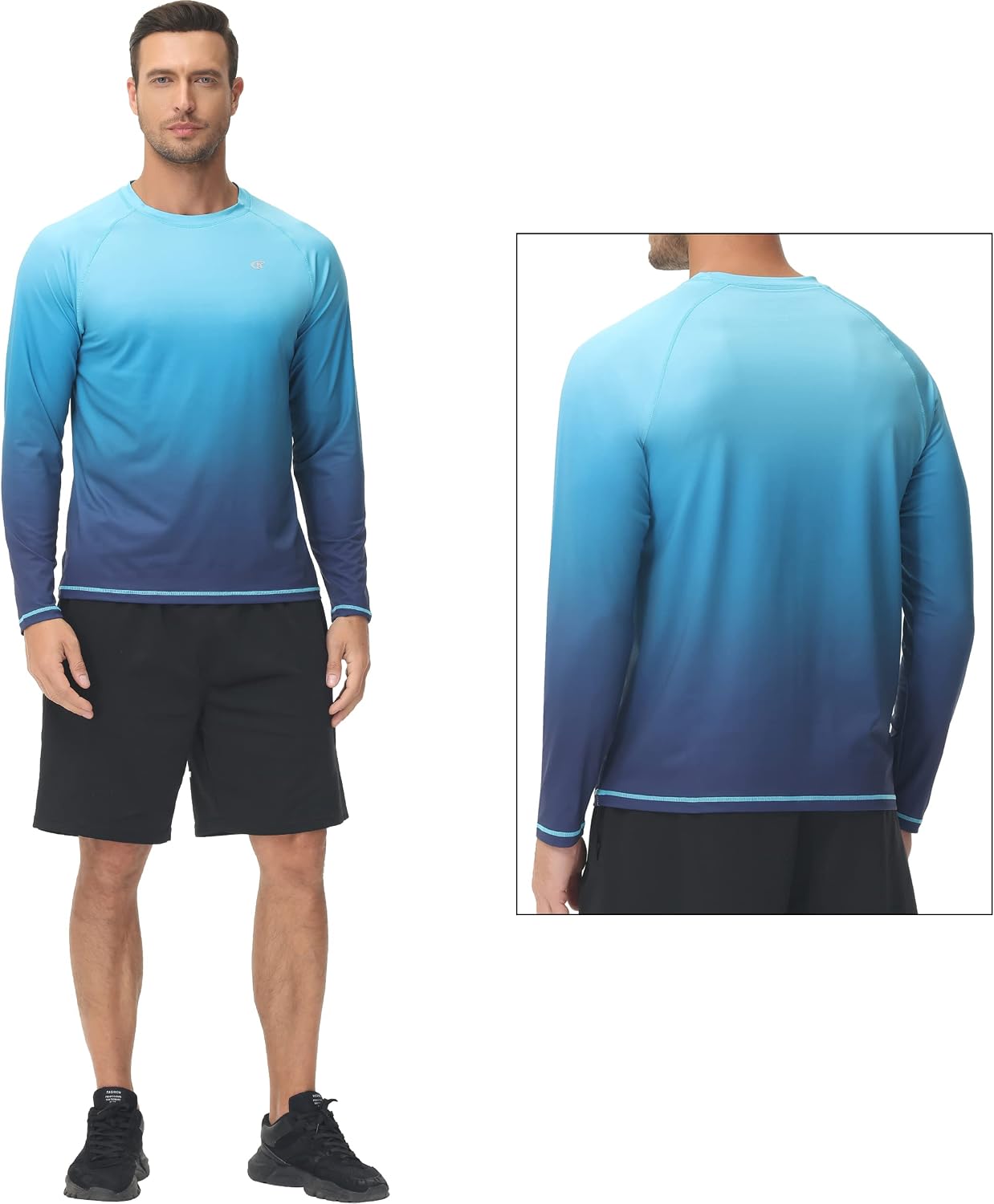Thumbnail 1 de Men's Long-Sleeve Swim Shirt