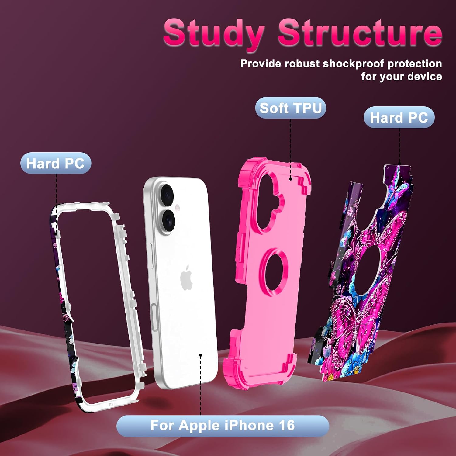 Detalle de Rancase iPhone 16 Case