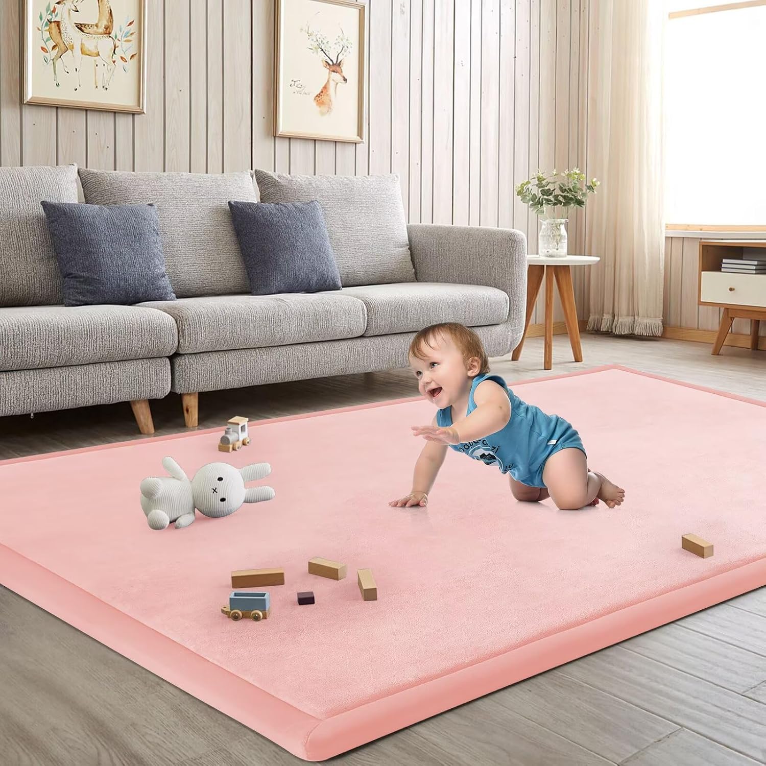 Detalle de ILPEOD Baby Play Mat 50" x 50