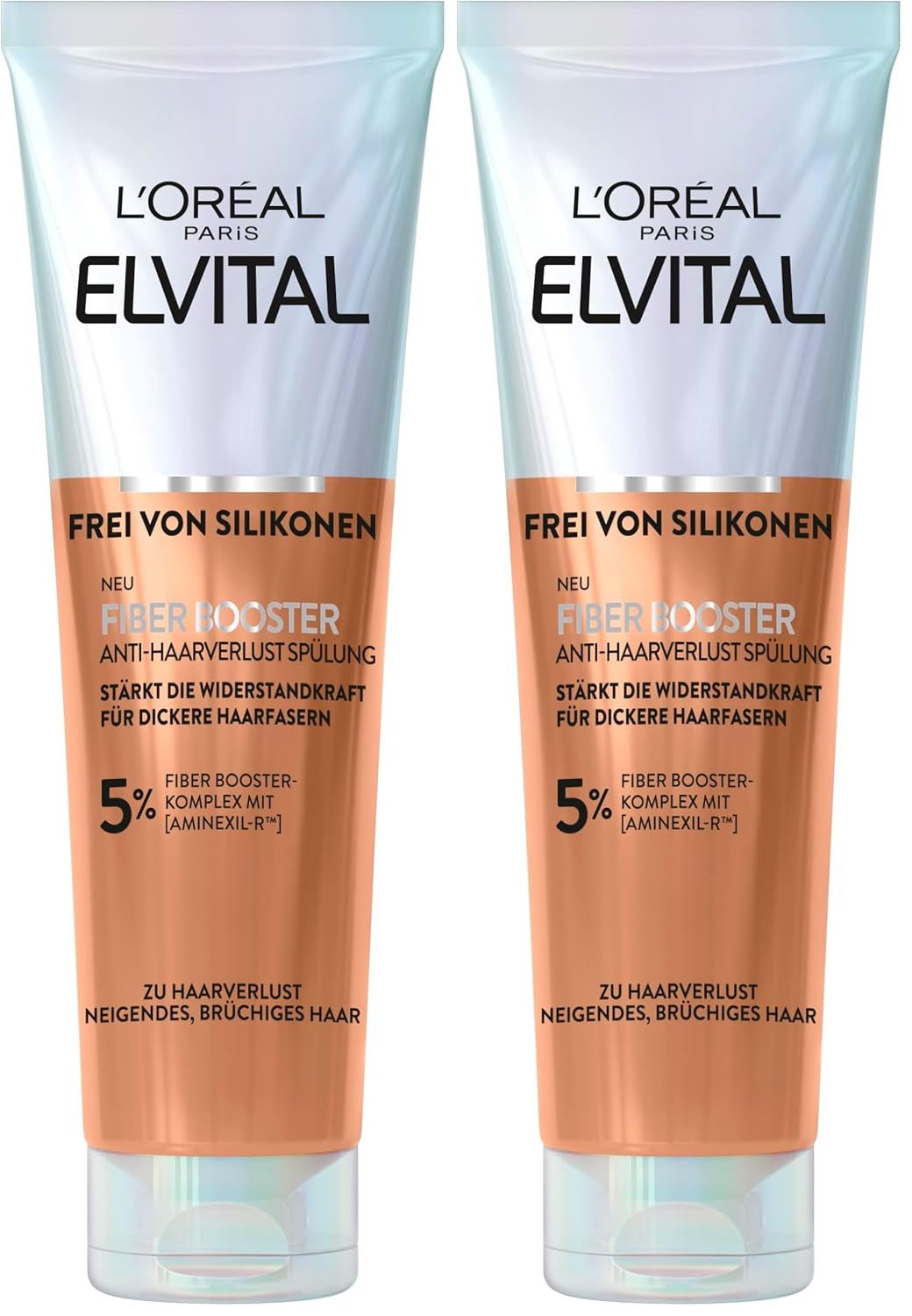Detalle de L’Oréal Paris Elvital Fiber Booster Anti-Haarverlust-Conditioner (Spülung gegen Haarausfall) – 150 ml