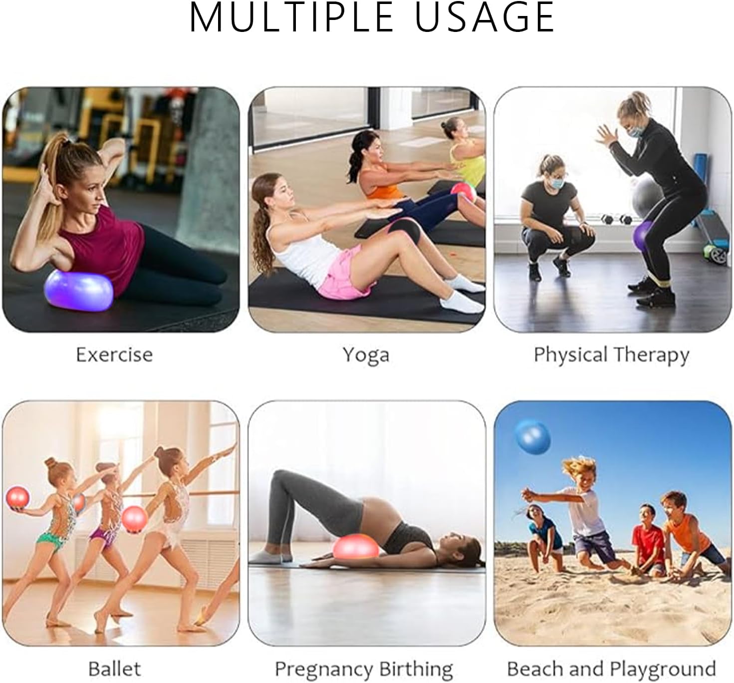 Thumbnail 6 de Flintronic Palla Yoga Pilates 25 cm – Palla Fitness per Yoga, Pilates e Ginnastica