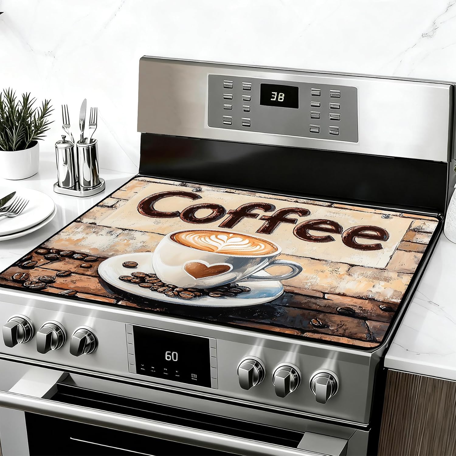 Detalle de Seewan Electric Stove Cover, 28.5 x 20.5 Inches