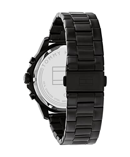 Thumbnail 2 de Tommy Hilfiger Montre analogique multifonction pour homme – Quartz, bracelet acier noir (1710478)
