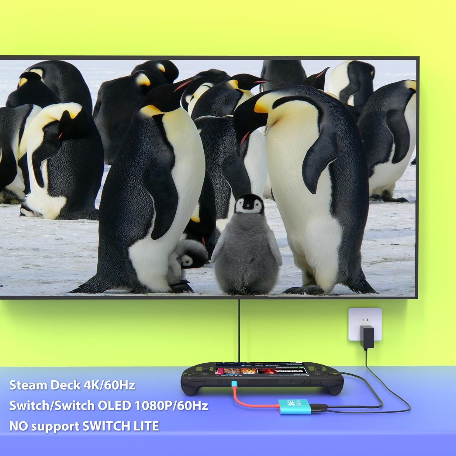 Thumbnail 4 de PURBHE Docking Station USB-C to HDMI Adapter 4K60