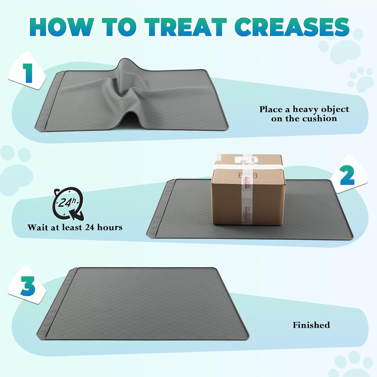 Thumbnail 5 de Large Silicone Cat Litter Mat 86x56 cm – Anti-Slip, Waterproof & Easy to Clean