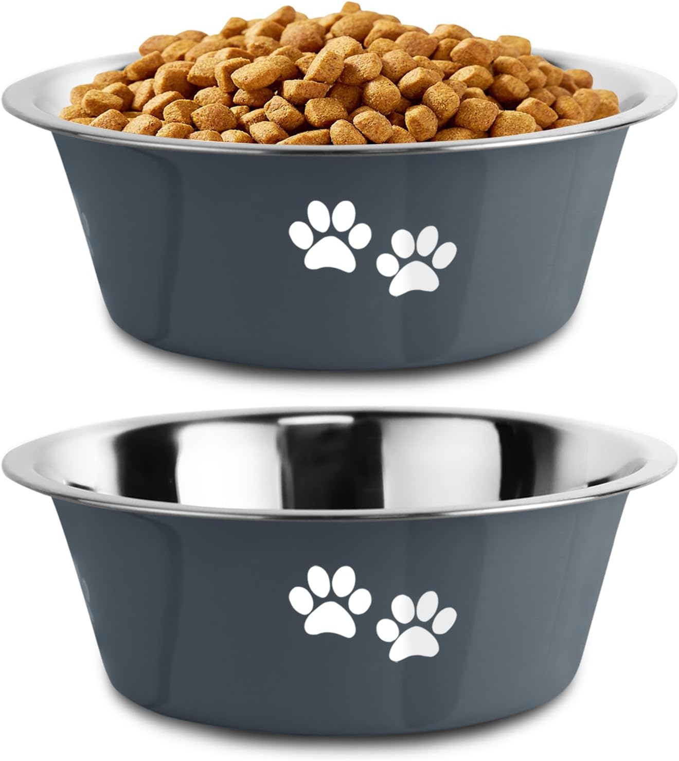 Thumbnail 6 de YUDANSI 860ml Pink Dog Bowls 2 Pack