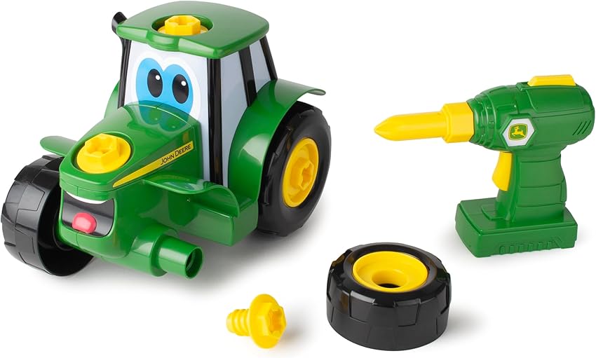 Detalle de Bizak 46655 John Deere tractor 13 piezas 🚜