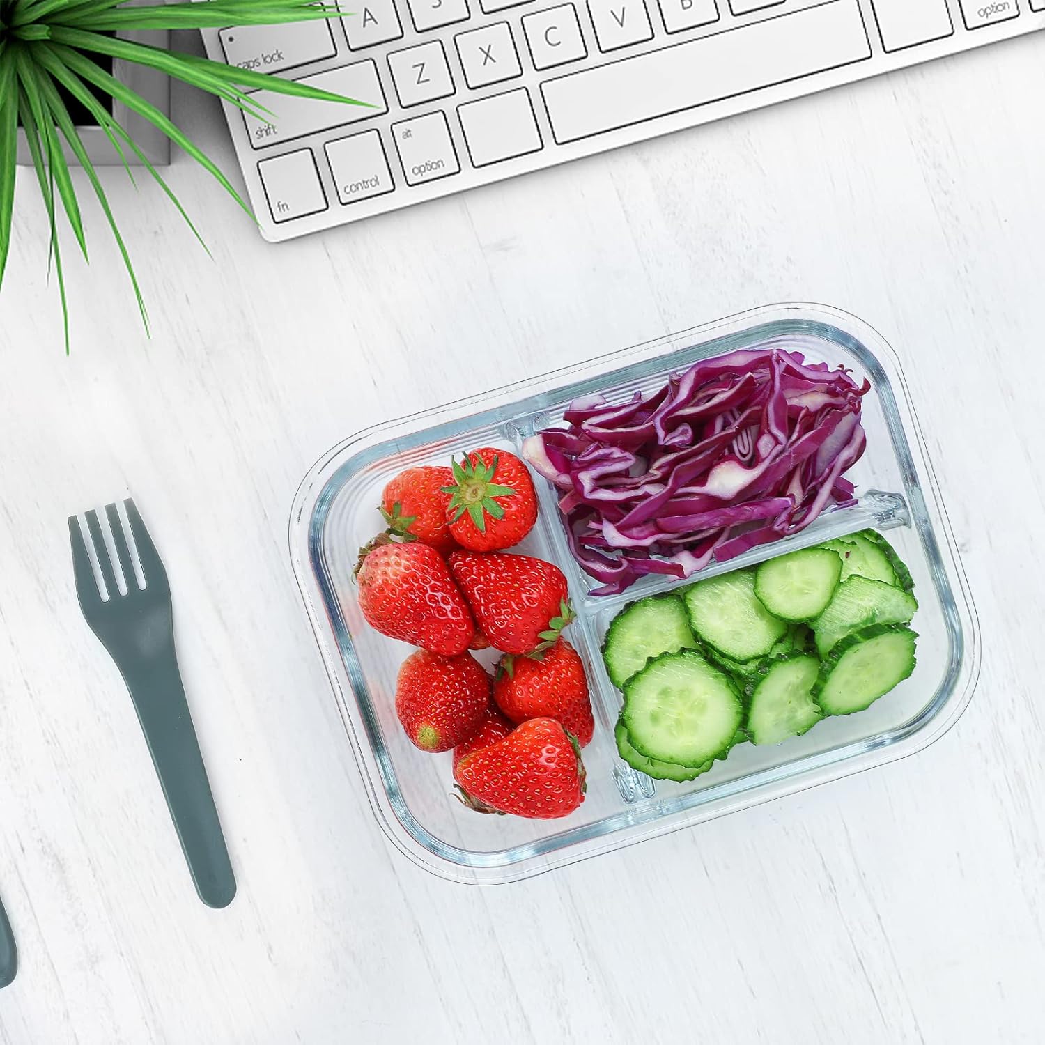 Thumbnail 4 de MCIRCO Glass Meal Prep Containers 36 oz 🍱