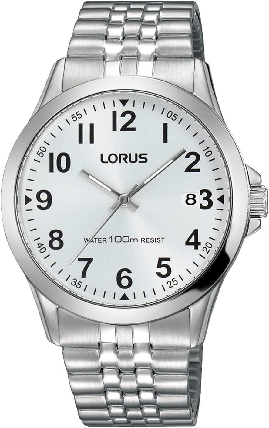 Thumbnail 5 de Lorus Orologio classico da uomo in acciaio inossidabile con cinturino in metallo – Flex Band