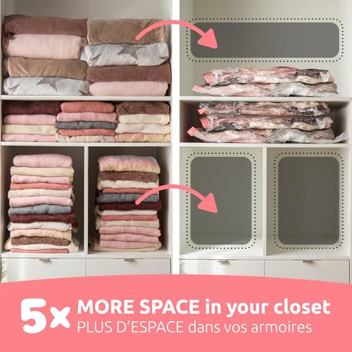 Thumbnail 8 de Compactor Lot de 5 Sacs de Rangement Sous Vide M (90 x 55 cm) – gain d’espace et simplicité