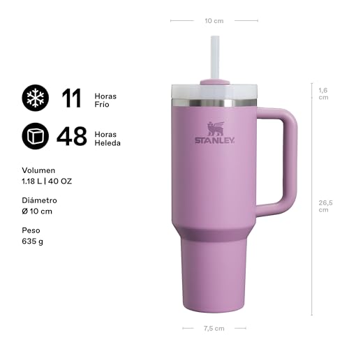 Thumbnail 1 de STANLEY Quencher H2.0 FlowState Tumbler 1,2 L Lilac: termo con pajita y aislamiento para mantener el frío