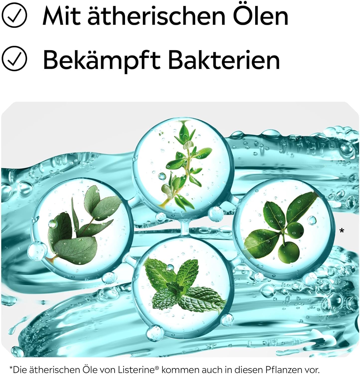 Thumbnail 3 de LISTERINE Cool Mint Mild 6 x 500 ml antibakterielle alkoholfreie Mundspülung