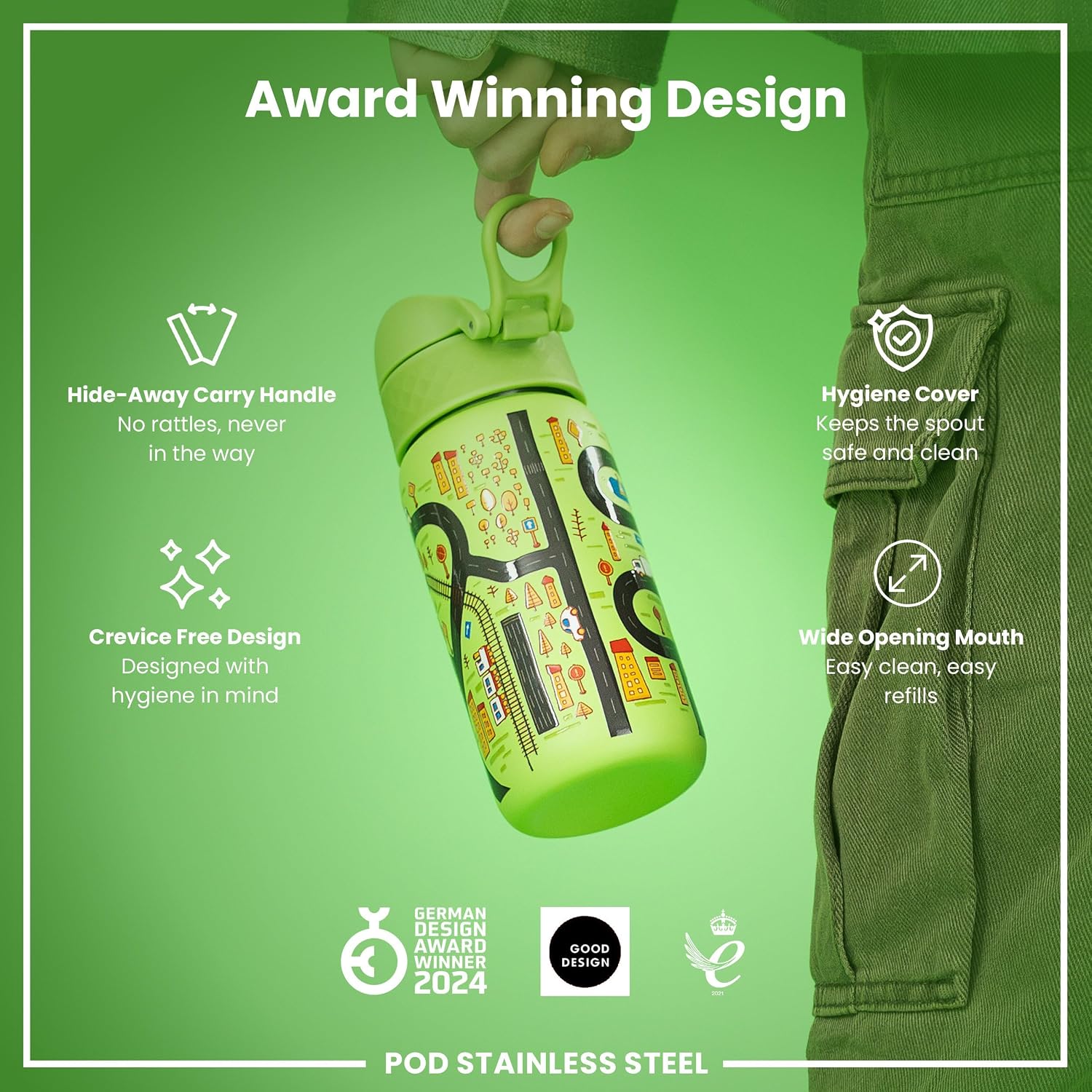 Thumbnail 5 de Ion8 Small Water Bottle: Leak-Proof, Dishwasher-Safe and Easy to Open