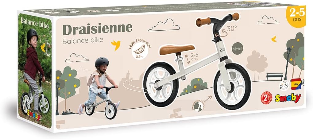 Thumbnail 6 de Smoby First Bike Beige: bici senza pedali in metallo leggera, sicura e regolabile dai 2 anni