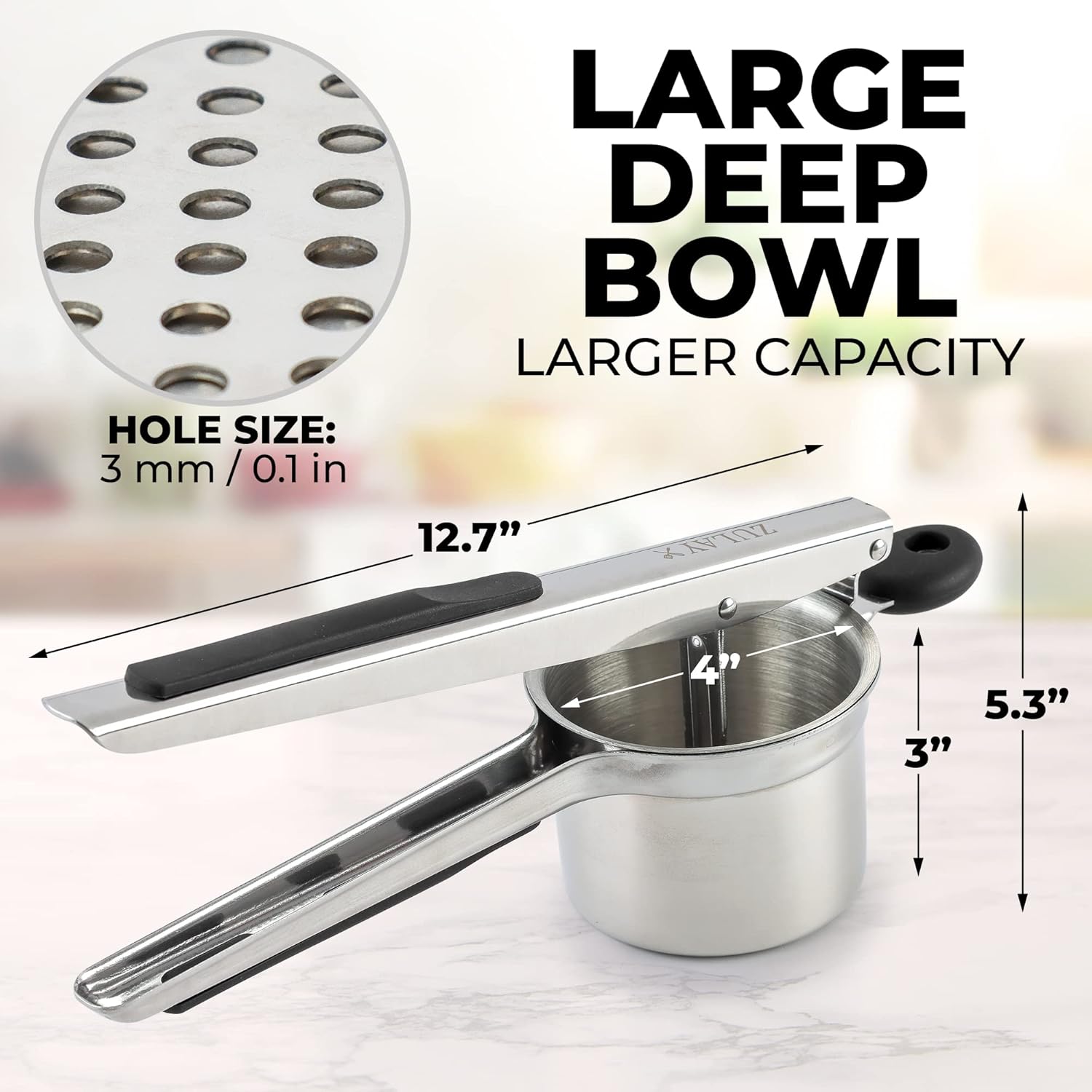 Detalle de Zulay Kitchen 15oz Potato Ricer