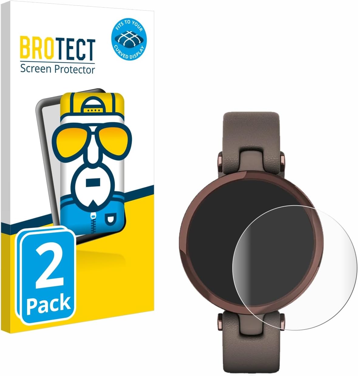 Thumbnail 1 de BROTECT 3D Curved Screen Protector for Garmin Lily – 2 Pack, Full Screen Coverage