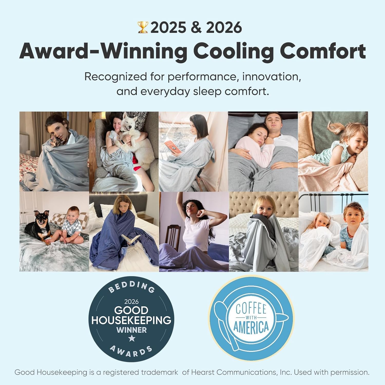Thumbnail 4 de Elegear Queen Cooling Blanket (Arc-Chill 3.0) — Absorbs Heat to Help Keep You Cool for Night Sweats