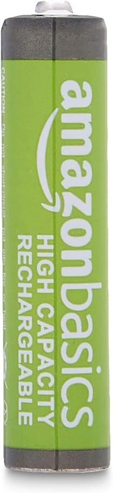 Detalle 2 de Amazon Basics Lot de 12 piles rechargeables AAA NiMH 850 mAh (préchargées)