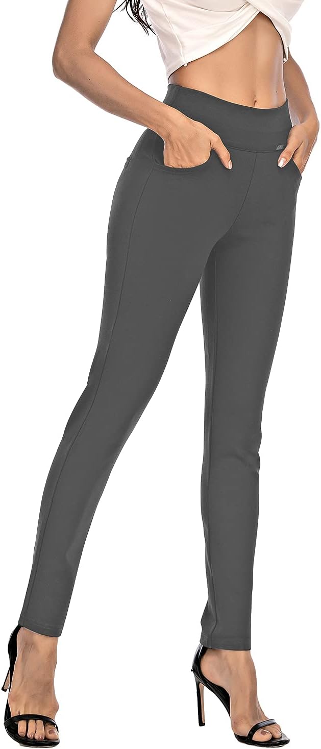 Thumbnail 4 de neezeelee Dress Pants Slim Fit High Waist with Pockets