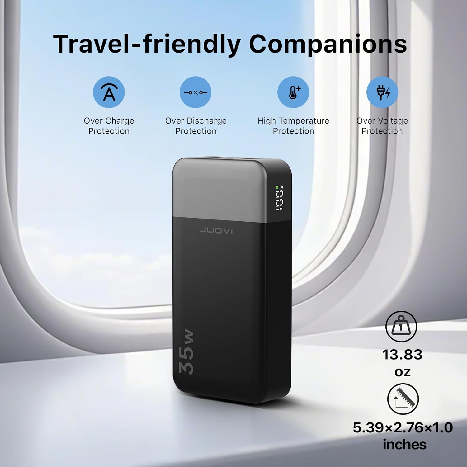Thumbnail 6 de JUOVI Batterie Externe 35W 20000mAh – Charge Rapide PD3.0/QC4.0, USB-C et USB-A, 4 appareils