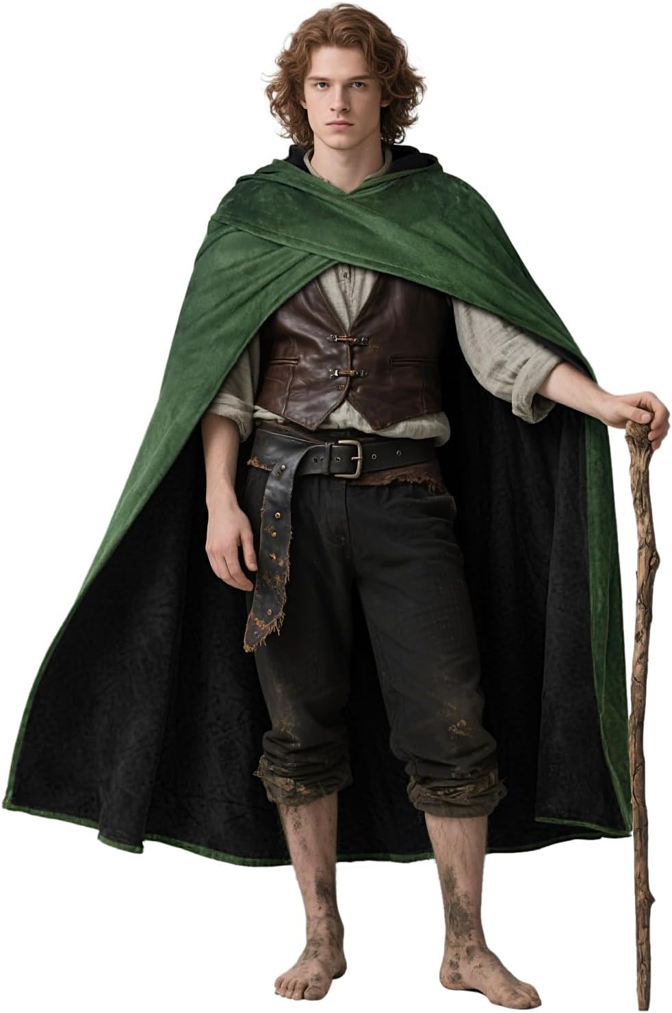Detalle de Joukavor Hooded Cloak, Velvet