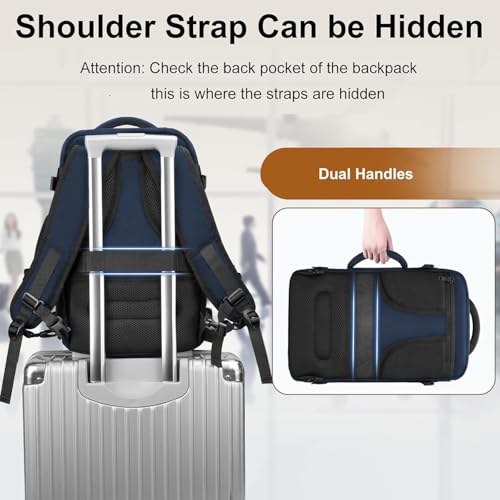 Detalle 1 de MATEIN 40x30x20 Cabin Backpack, Expandable 24–30L, 0.8kg