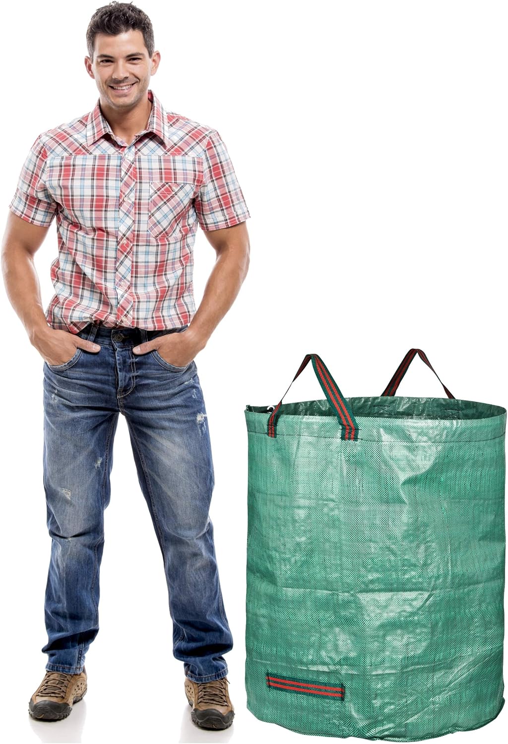 Thumbnail 1 de GardenMate 15X 272l Gartensack – faltbar, robust aus Polypropylen-Gewebe 150 g/m²