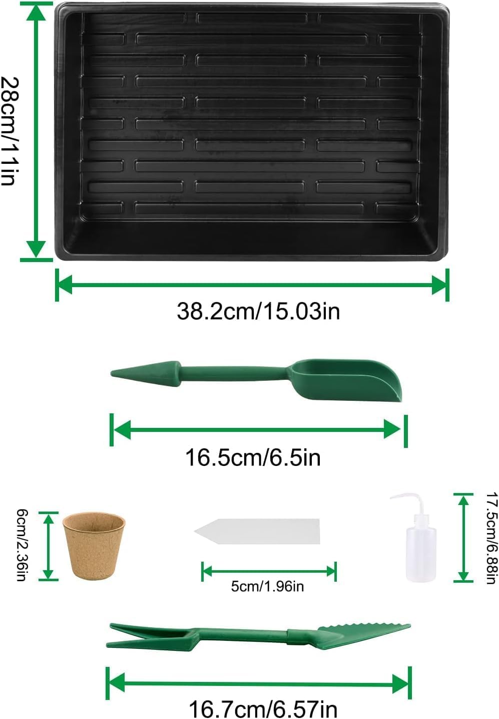 Thumbnail 1 de Lechansen Pots de Semis 6 cm Fibre Biodégradable