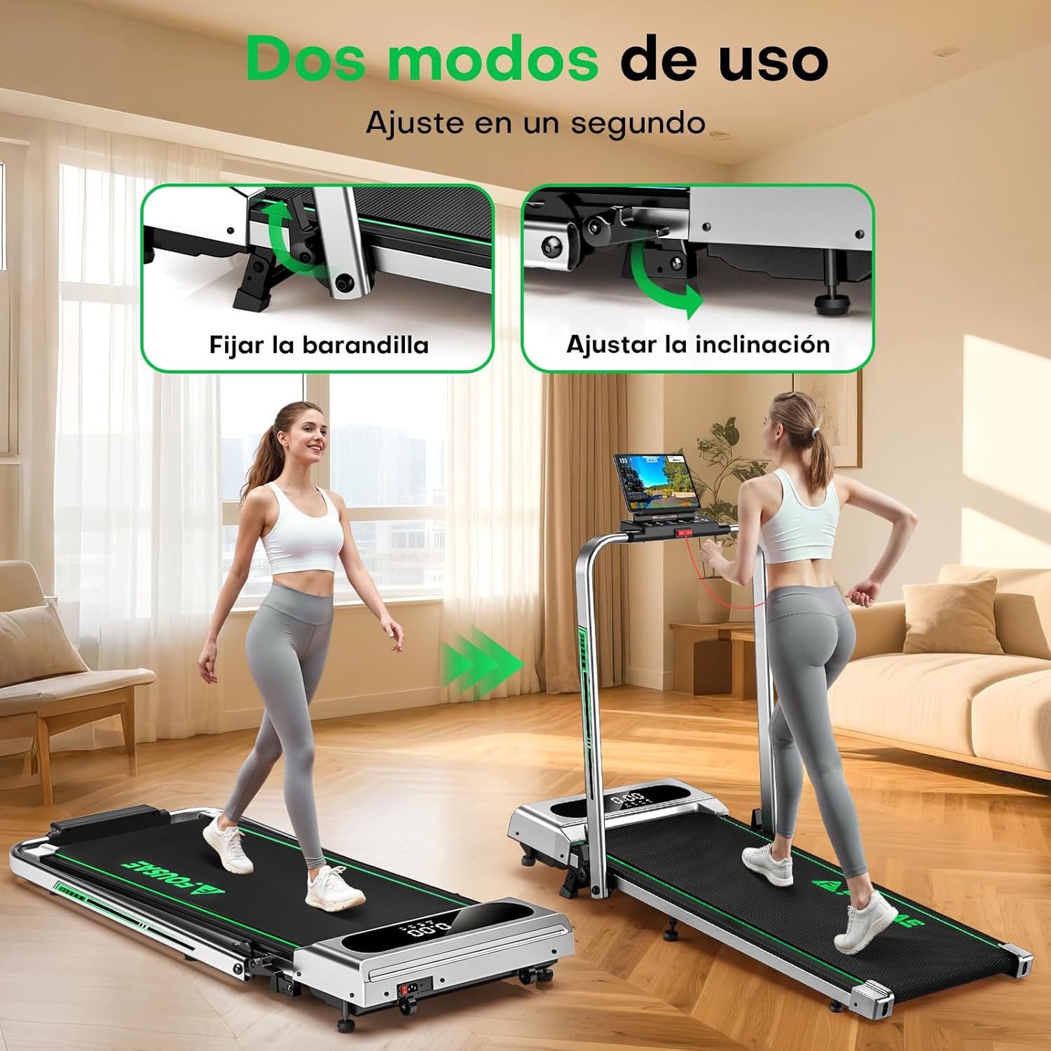 Thumbnail 5 de FOUSAE Cinta de Correr Plegable 12KM/H