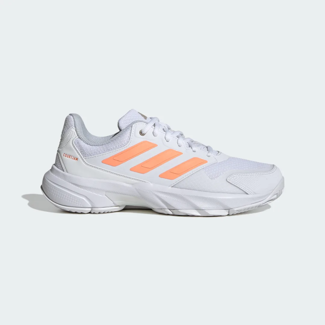 Detalle de Adidas Courtjam Control 3 Tennis – Zapatilla de tenis en color Blanco
