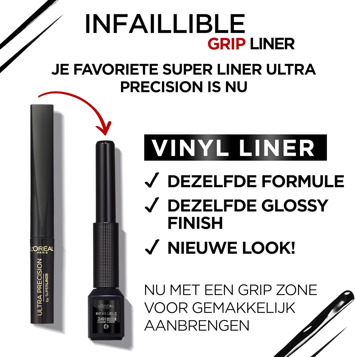 Thumbnail 3 de L'Oréal Paris Infallible Grip 24H Vinyl Liquid Liner, Black, Waterproof