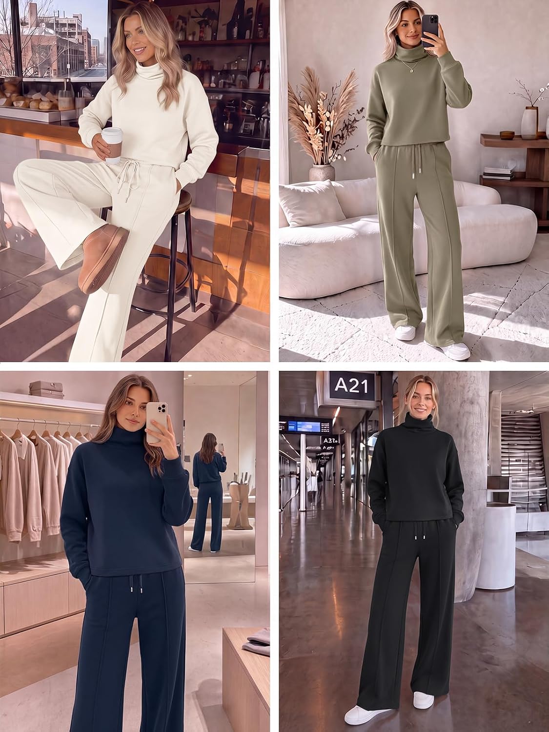Detalle de EFAN Women's Sweatsuit Modal Blend