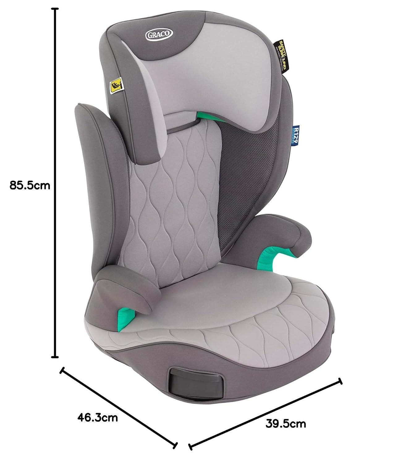 Detalle de Graco Affix i-Size R129 Kindersitz – Reif für alle i-Size Positionen (3,5–12 Jahre, 100–150 cm)