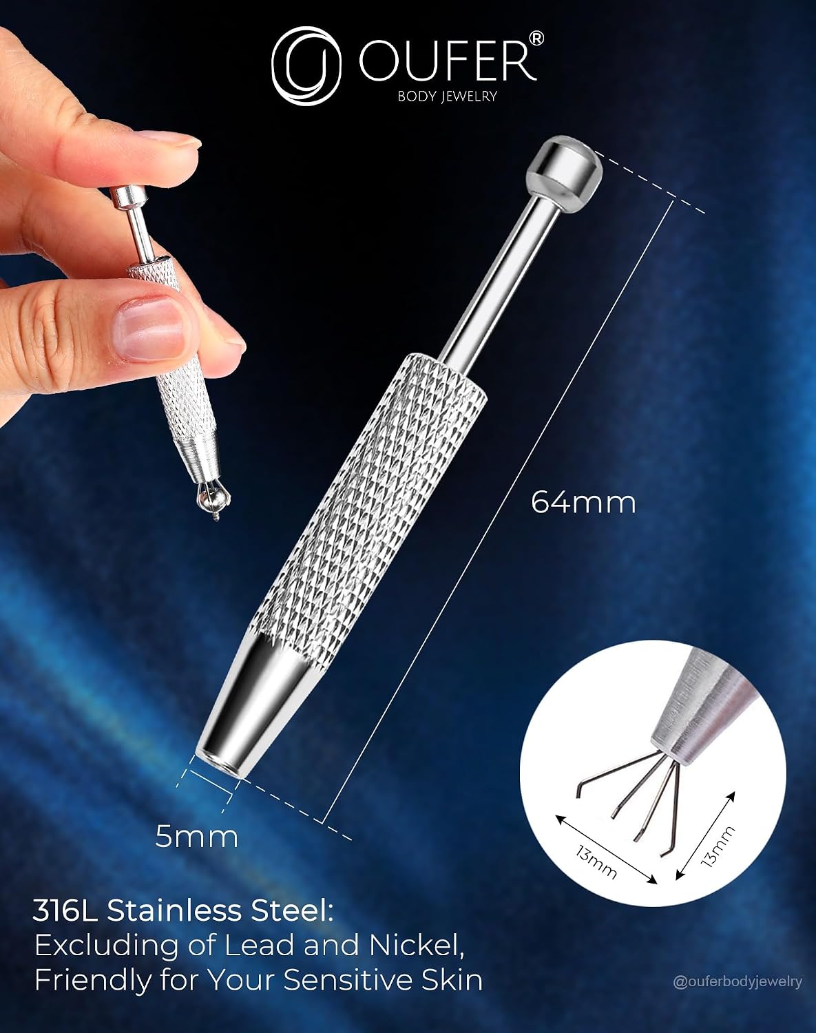 Thumbnail 6 de OUFER 6PCS Set di Presa a Sfera