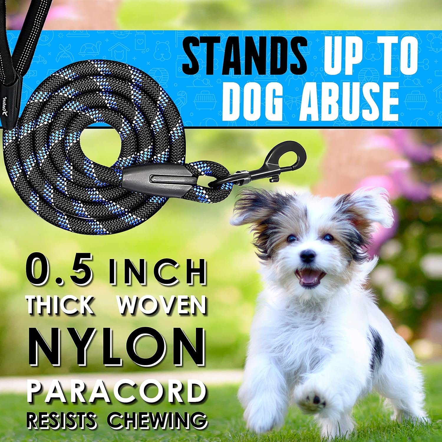 Detalle 2 de Candure Dog Lead 5 FT reflective rope