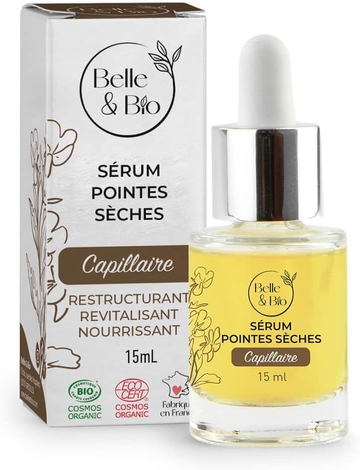 Detalle 2 de Belle&Bio Sérum Pointes Sèches Sans Rinçage Certifié Bio par Ecocert 15 Ml
