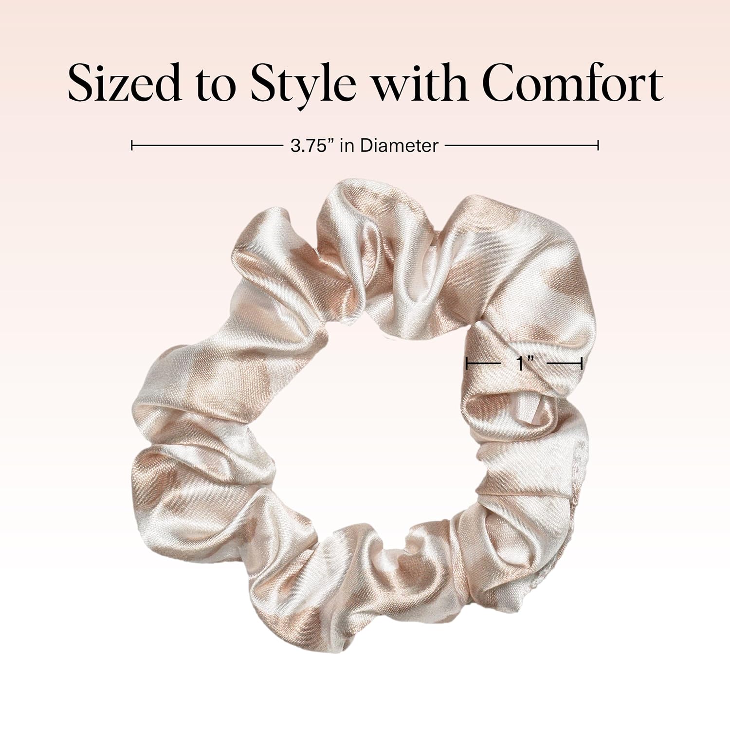 Detalle 2 de Kitsch Satin Haargummi Damen – Keine Knicke, Frizz‑Kontrolle | 5‑teiliges Set