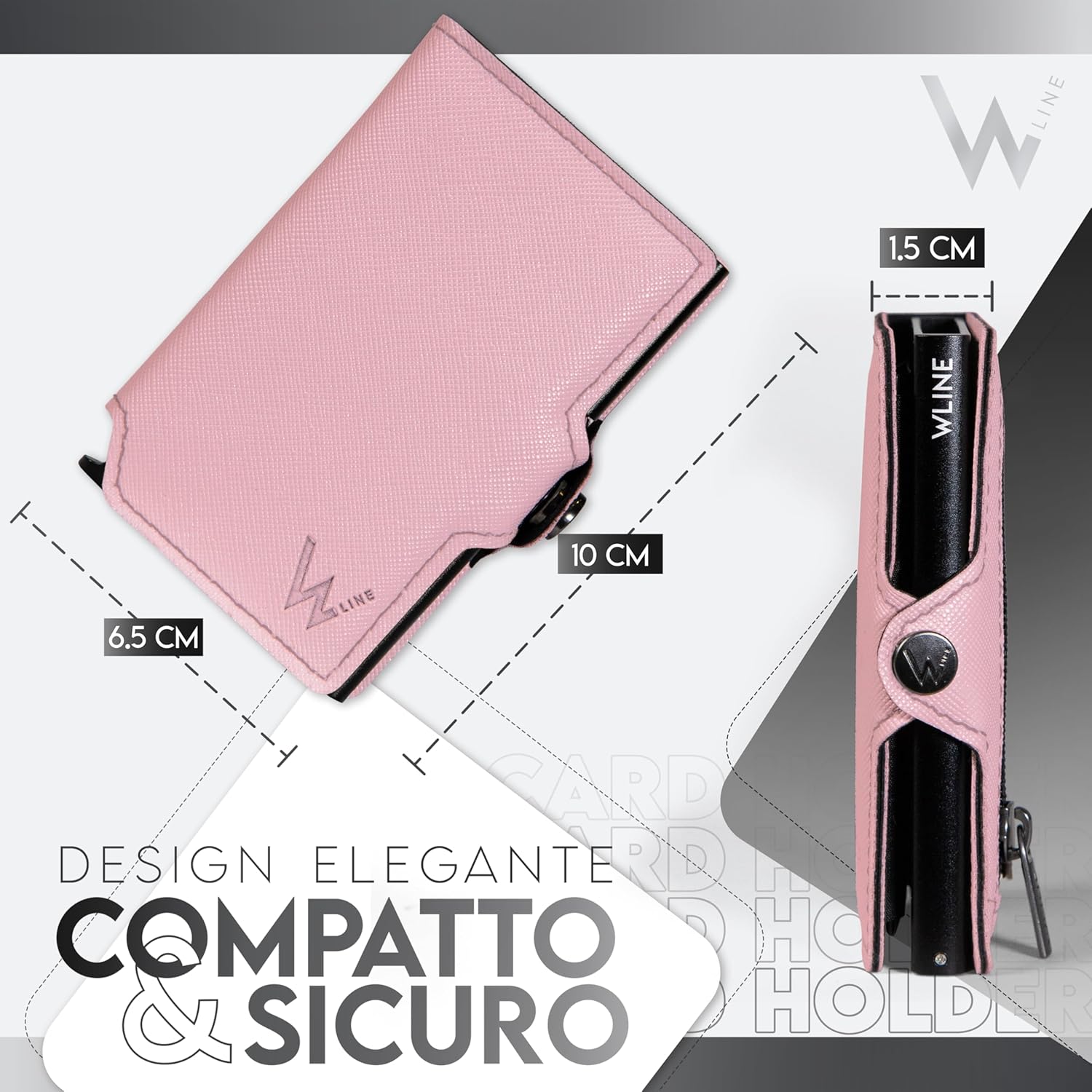 Thumbnail 1 de WLine Portafoglio Donna Piccolo RFID 1,5 cm