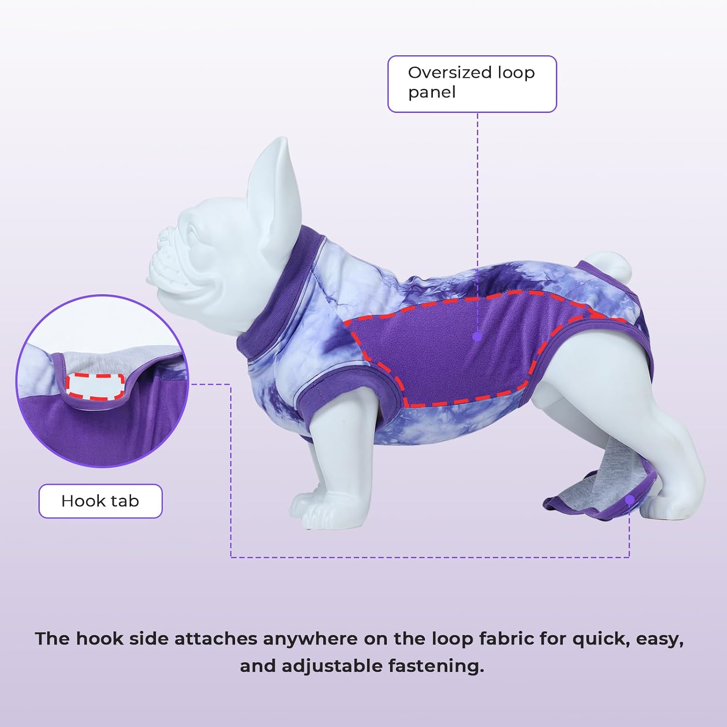 Detalle de Knafe Dog Recovery Suit, Cotton Blend